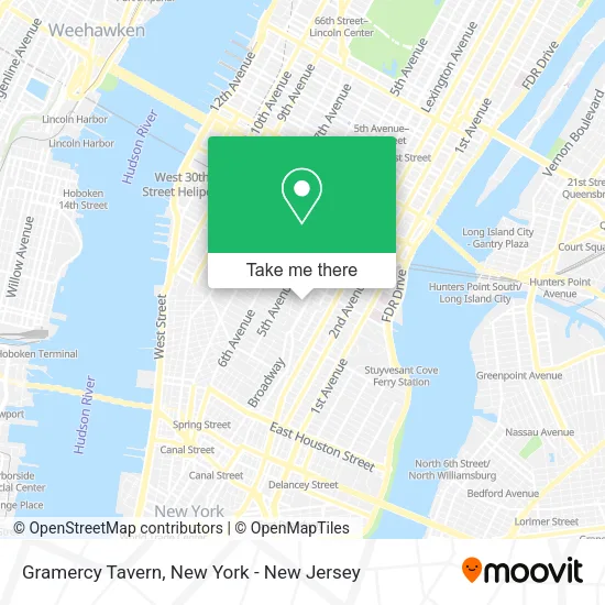 Gramercy Tavern map