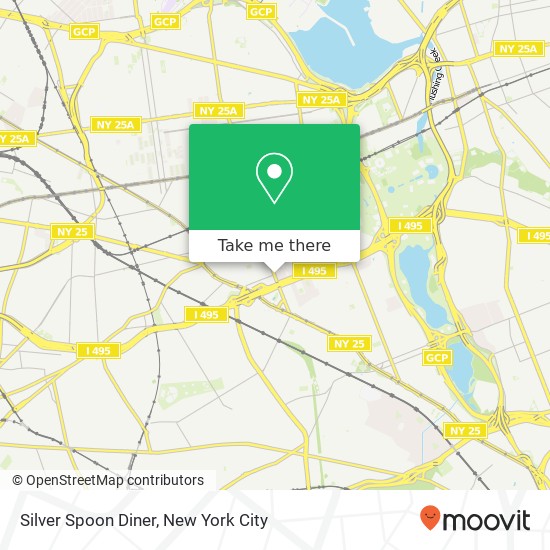 Mapa de Silver Spoon Diner
