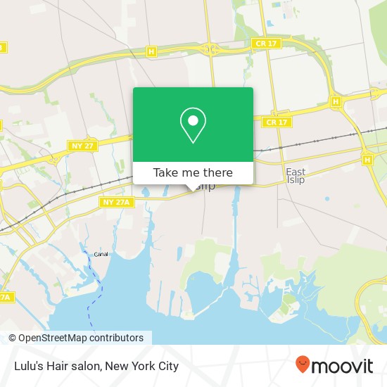 Lulu's Hair salon map