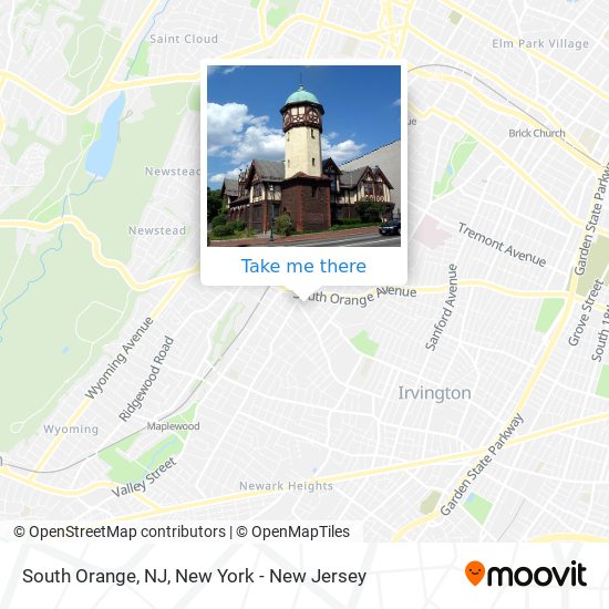 Mapa de South Orange, NJ