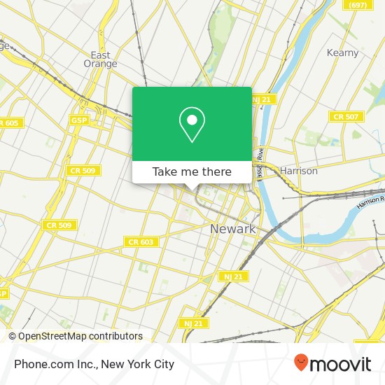 Phone.com Inc. map