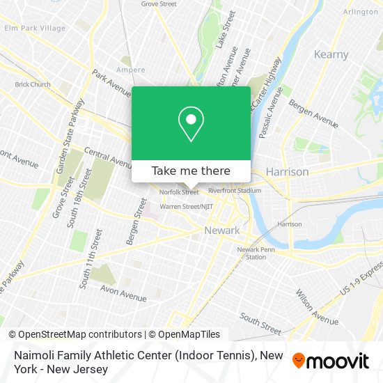 Naimoli Family Athletic Center (Indoor Tennis) map
