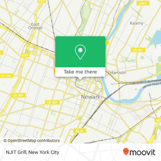 Mapa de NJIT Grill