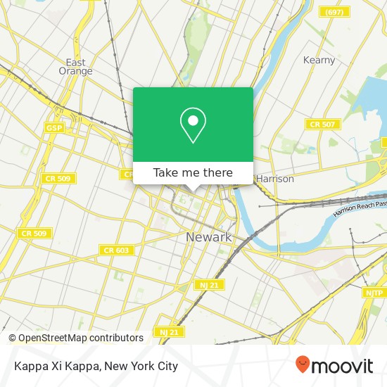 Mapa de Kappa Xi Kappa