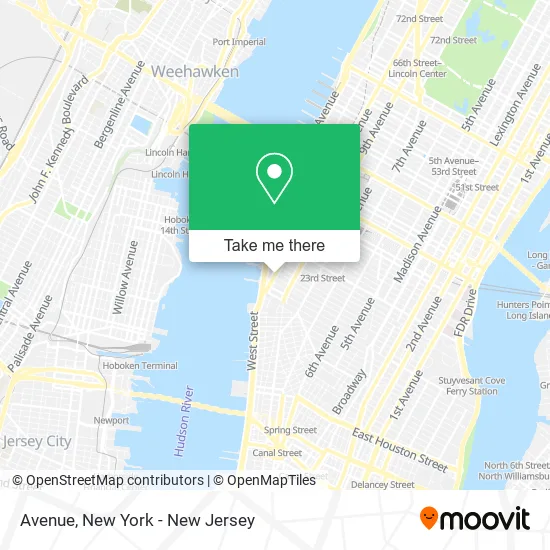 Avenue map