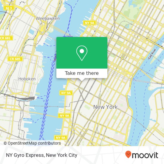 NY Gyro Express map