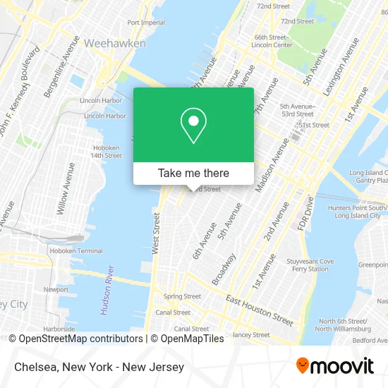 Chelsea map