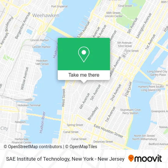 SAE Institute of Technology map