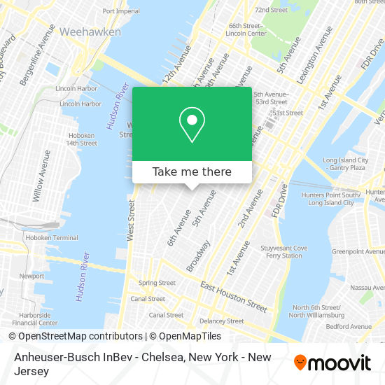 Anheuser-Busch InBev - Chelsea map
