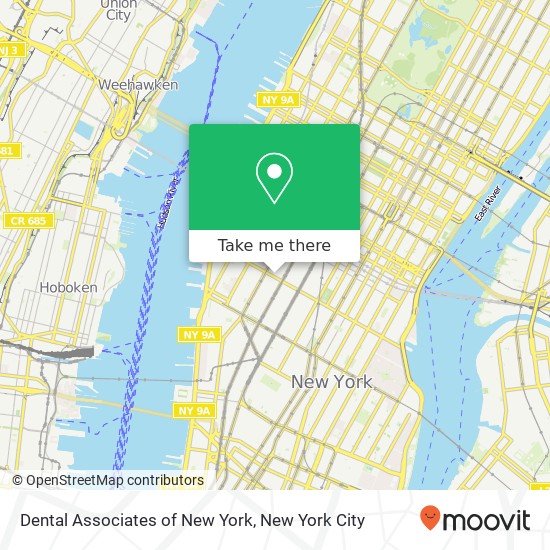 Mapa de Dental Associates of New York