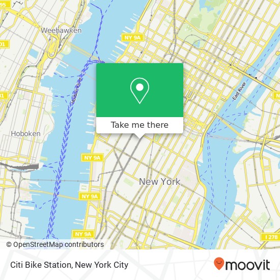 Mapa de Citi Bike Station