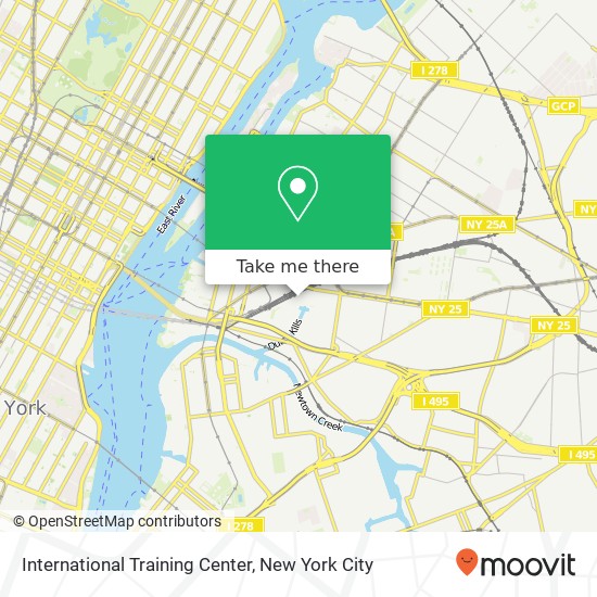 Mapa de International Training Center