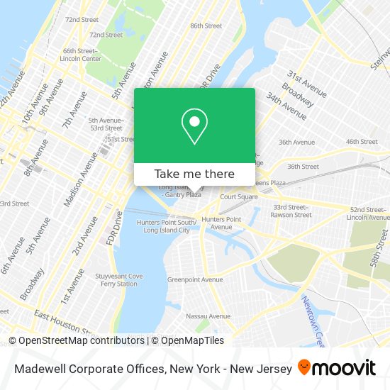 Mapa de Madewell Corporate Offices