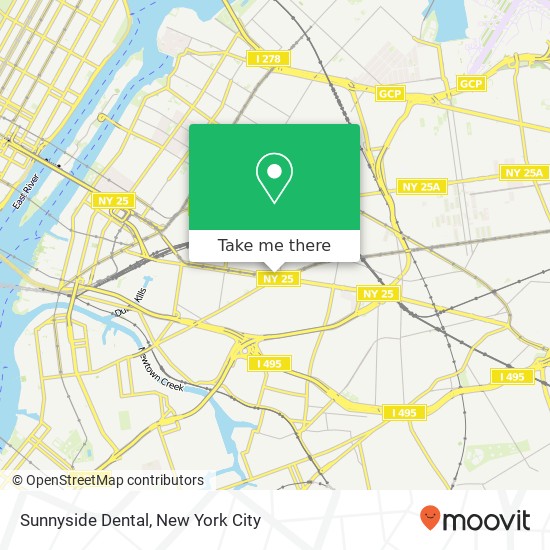 Sunnyside Dental map