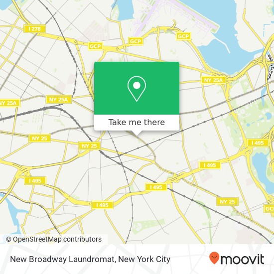 Mapa de New Broadway Laundromat