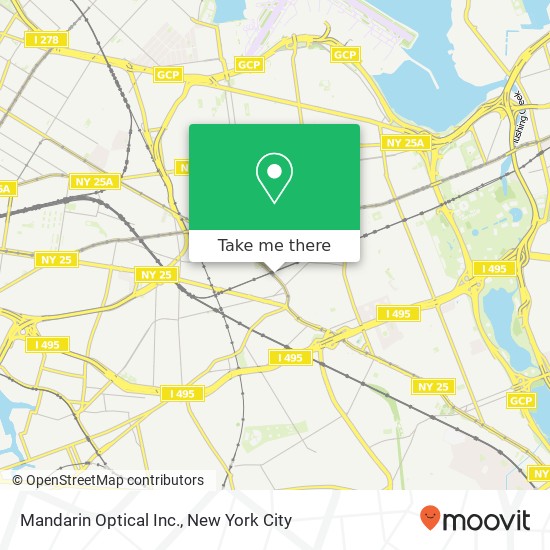 Mapa de Mandarin Optical Inc.