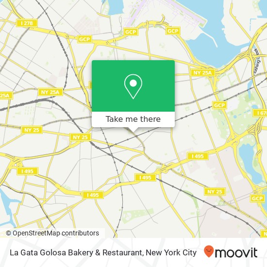 Mapa de La Gata Golosa Bakery & Restaurant