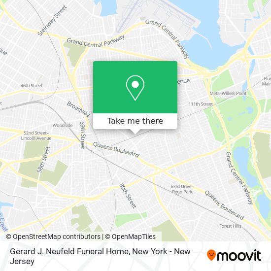 Gerard J. Neufeld Funeral Home map