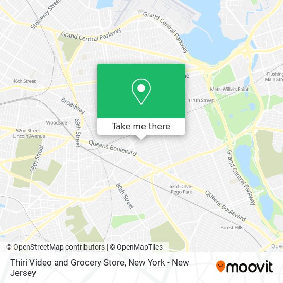 Mapa de Thiri Video and Grocery Store