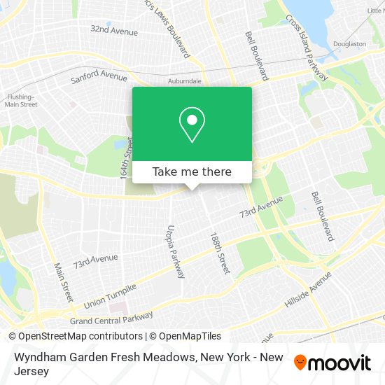 Mapa de Wyndham Garden Fresh Meadows