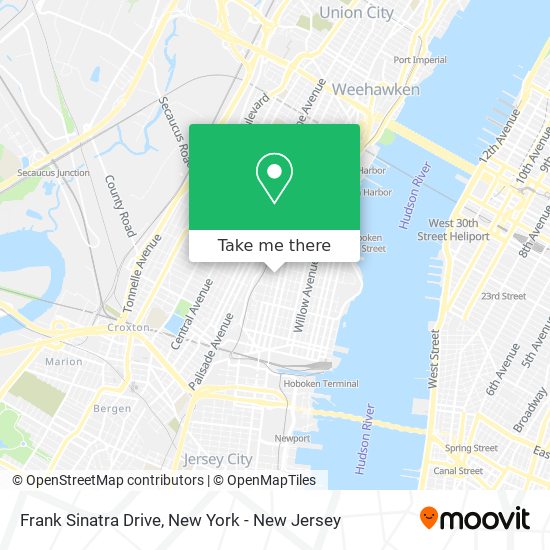 Frank Sinatra Drive map