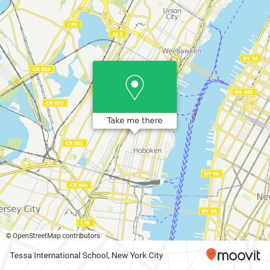 Tessa International School map