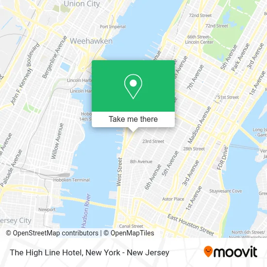 The High Line Hotel map