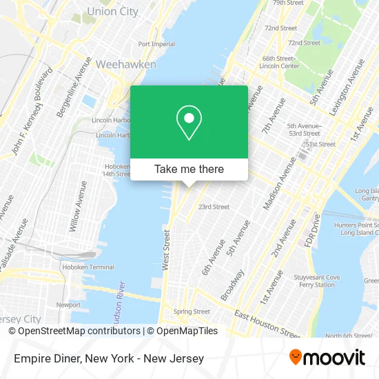 Empire Diner map