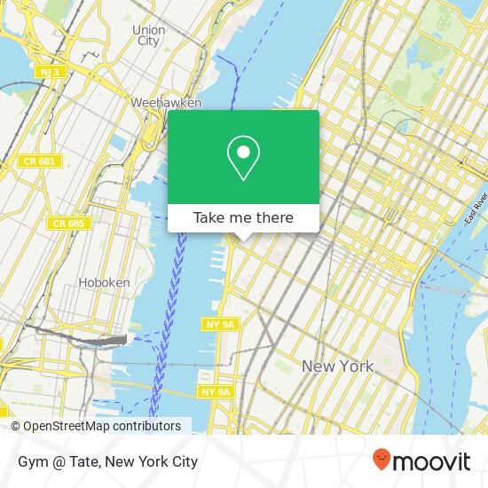 Gym @ Tate map