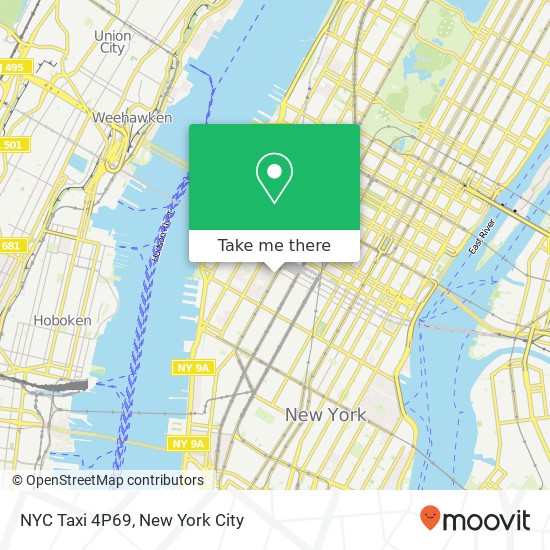 NYC Taxi 4P69 map