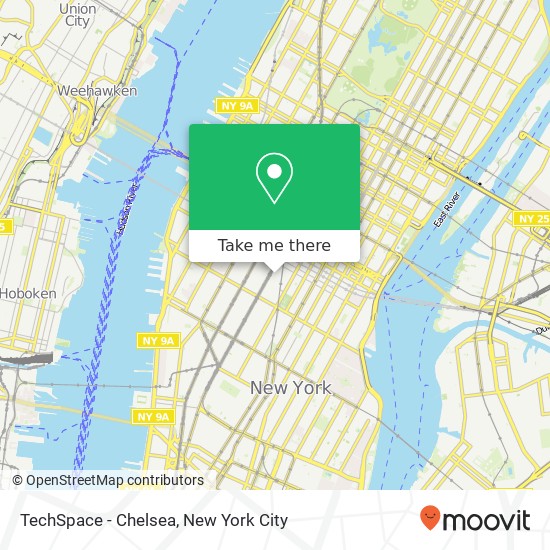 Mapa de TechSpace - Chelsea