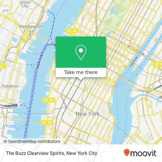 Mapa de The Buzz Clearview Spirits
