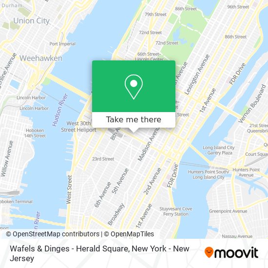 Wafels & Dinges - Herald Square map