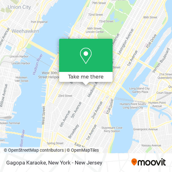 Mapa de Gagopa Karaoke