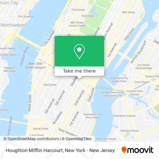 Houghton Mifflin Harcourt map