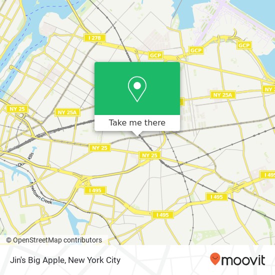 Mapa de Jin's Big Apple