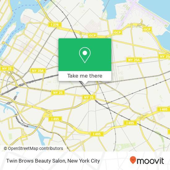 Mapa de Twin Brows Beauty Salon