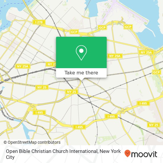 Open Bible Christian Church International map