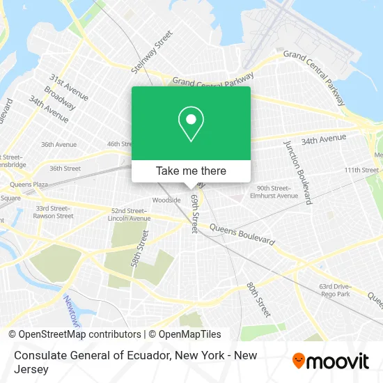 Consulate General of Ecuador map