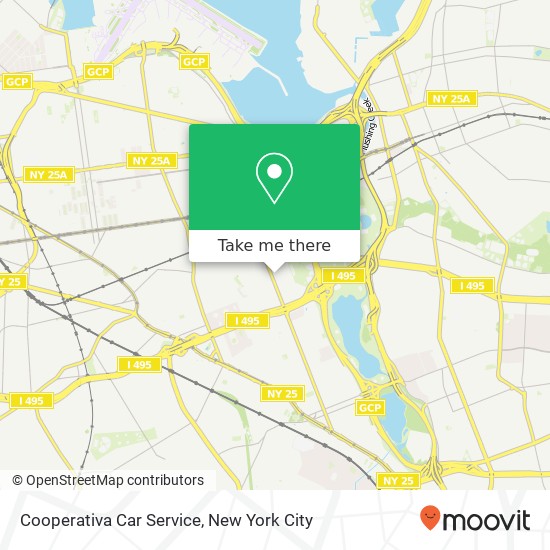 Mapa de Cooperativa Car Service
