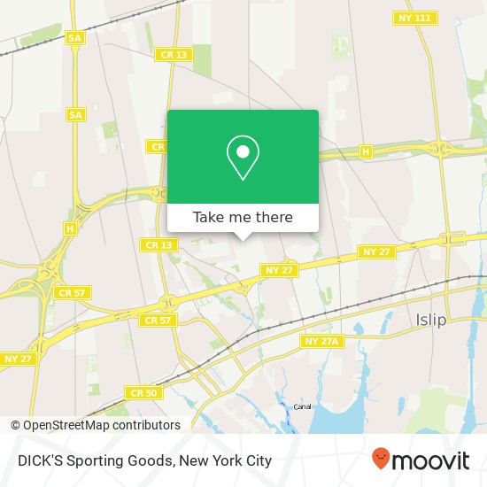 Mapa de DICK'S Sporting Goods