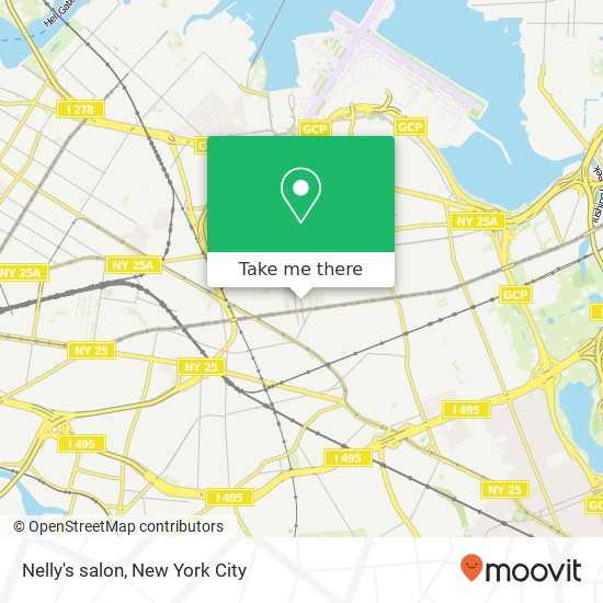 Nelly's salon map