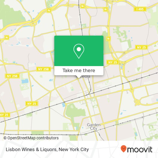 Mapa de Lisbon Wines & Liquors