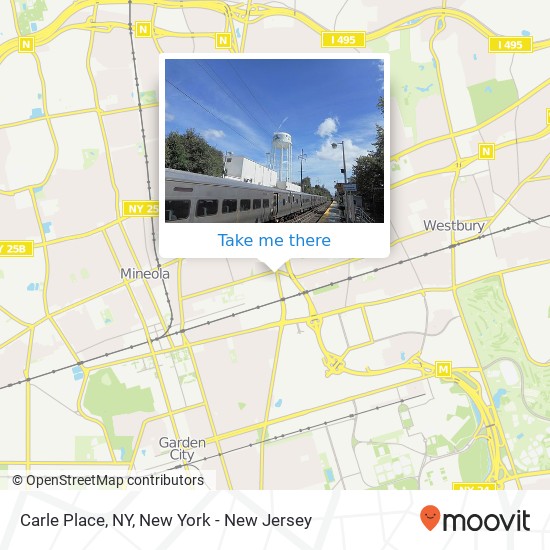 Carle Place, NY map