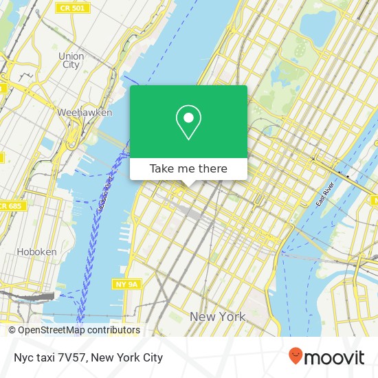Mapa de Nyc taxi 7V57