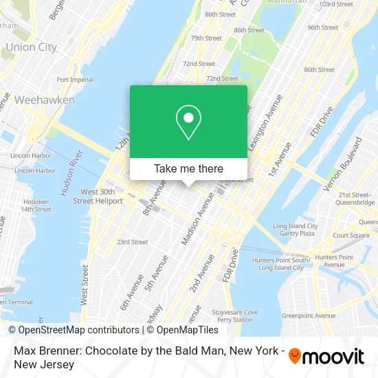 Max Brenner: Chocolate by the Bald Man map