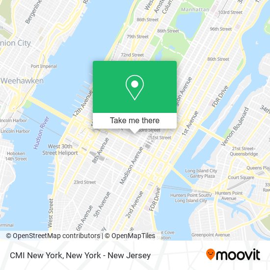 Mapa de CMI New York