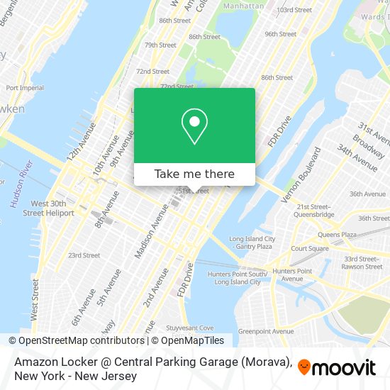 Amazon Locker @ Central Parking Garage (Morava) map