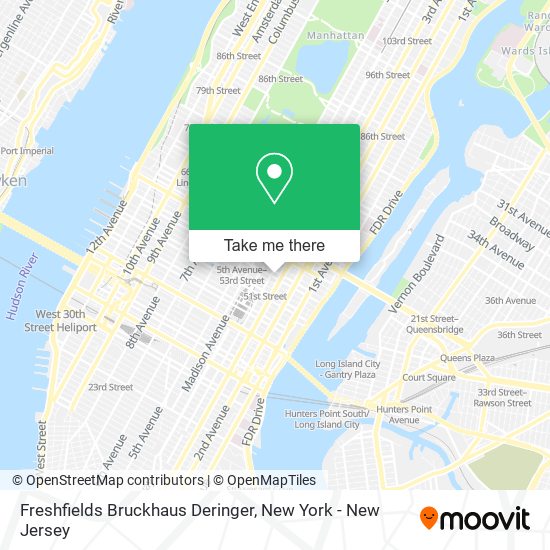 Mapa de Freshfields Bruckhaus Deringer