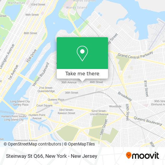 Steinway St Q66 map